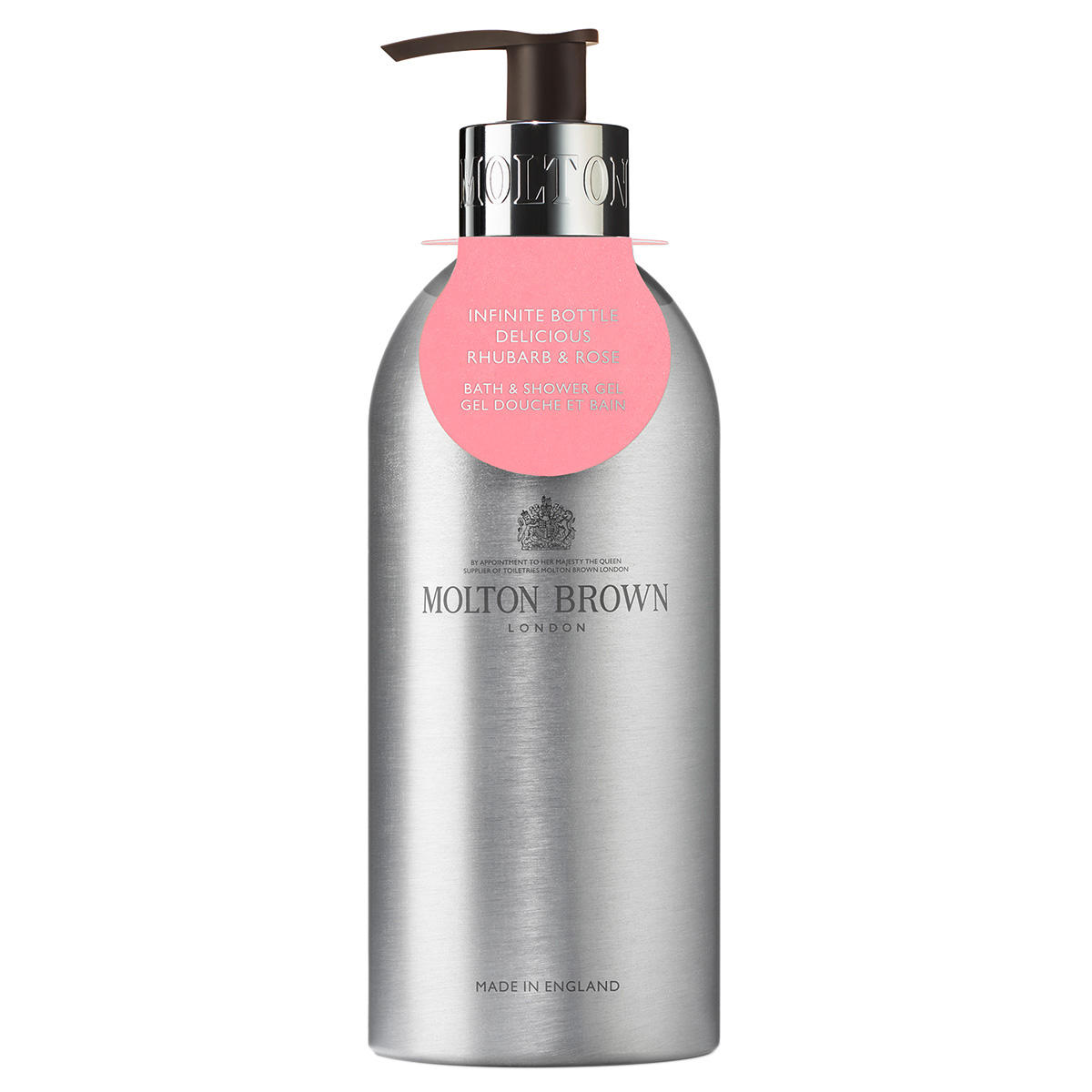 Molton Brown - Delicious Rhubarb & Rose - Bath & Shower Gel Infinite Bottle